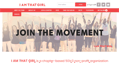 Desktop Screenshot of iamthatgirl.org
